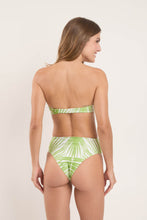 Cargar imagen en el visor de la galería, Model Back: Rio De Sol Sostén Top Palms Bandeau-Reto