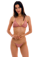 Cargar imagen en el visor de la galería, Image 12: Rio De Sol Sostén Top Palms-Blue Tri-Fixo