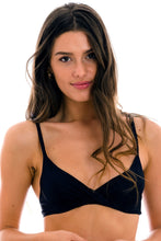 Cargar imagen en el visor de la galería, Gallery: Rio De Sol Sostén Top Preto Balconet-Inv