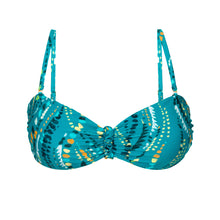 Cargar imagen en el visor de la galería, Product Front: Rio De Sol Sostén Top Rain Bandeau-Crispy
