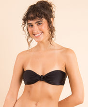 Cargar imagen en el visor de la galería, Image 08: Rio De Sol Sostén Top Shimmer-Black Bandeau-Joy