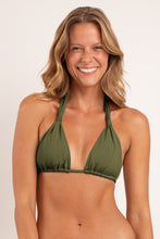 Cargar imagen en el visor de la galería, Gallery: Rio De Sol Sostén Top Shimmer-Croco Mel