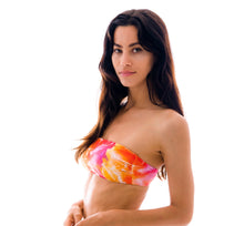 Cargar imagen en el visor de la galería, Image 08: Rio De Sol Sostén Top Tiedye-Red Bandeau-Reto