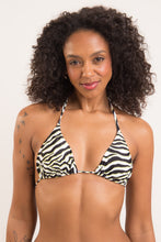 Cargar imagen en el visor de la galería, Gallery: Rio De Sol Sostén Top Wild-Black Tri-Inv