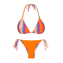 Cargar imagen en el visor de la galería, Product Back: Rio De Sol Conjunto Set Stripes Tri-Inv Ibiza
