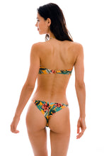 Cargar imagen en el visor de la galería, Model Back: Rio De Sol Conjunto Set Lis Bandeau-Pli Cheeky-Fixa
