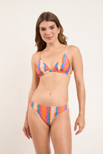Cargar imagen en el visor de la galería, Model Front: Rio De Sol Sostén Top Stripes Tri-Fixo
