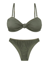 Cargar imagen en el visor de la galería, Product Front: Rio De Sol Conjunto Set Croco Bandeau-Joy Essential
