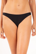 Cargar imagen en el visor de la galería, Gallery: Rio De Sol Bragas Bottom Shimmer-Black Leblon
