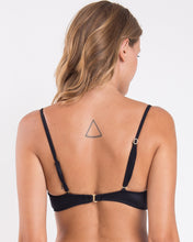 Cargar imagen en el visor de la galería, Image 06: Rio De Sol Sostén Top Touch-Black Bandeau-Crispy
