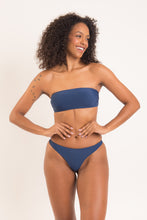 Cargar imagen en el visor de la galería, Image 06: Rio De Sol Conjunto Set Navy Bandeau-Reto Nice-Fio
