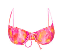 Cargar imagen en el visor de la galería, Product Front: Rio De Sol Sostén Top Joyful Balconet-Tie
