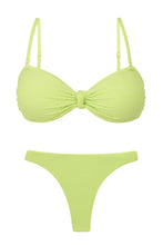 Cargar imagen en el visor de la galería, Product Front: Rio De Sol Conjunto Set Bora-Citrus Bandeau-Joy Leblon-Fio
