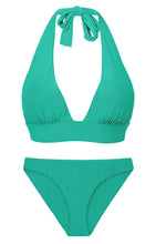 Cargar imagen en el visor de la galería, Product Front: Rio De Sol Conjunto Set Opal Halter-Cos Essential-Comfy
