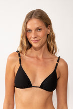 Cargar imagen en el visor de la galería, Gallery: Rio De Sol Sostén Top Shimmer-Black Lia-Noa
