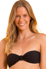 Cargar imagen en el visor de la galería, Gallery: Rio De Sol Sostén Top Bora-Black Bandeau-Joy
