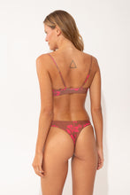 Cargar imagen en el visor de la galería, Model Back: Wednesday In Hawaii By Rio De Sol Bragas Bottom Pua-Coco-Guava Sunset
