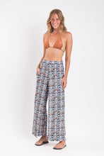 Cargar imagen en el visor de la galería, Image 04: Rio De Sol Pantalones De Playa Ikat Wide Pants
