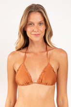 Cargar imagen en el visor de la galería, Gallery: Rio De Sol Sostén Top Shimmer-Nocciola Frufru
