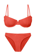 Cargar imagen en el visor de la galería, Product Front: Rio De Sol Conjunto Set Malibu-Chili Balconet Essential-Comfy
