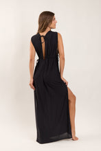 Cargar imagen en el visor de la galería, Image 05: Rio De Sol Vestido De Playa Black Long Dress Soleil
