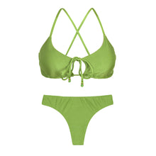 Cargar imagen en el visor de la galería, Product Front: Rio De Sol Conjunto Set Shimmer-Botanica Tank-Tie Nice-Fio
