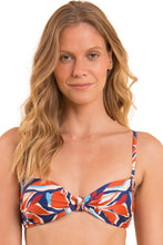 Cargar imagen en el visor de la galería, Gallery: Rio De Sol Sostén Top Leaves Bandeau-Joy
