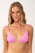 Cargar imagen en el visor de la galería, Gallery: Rio De Sol Sostén Top Crespinho-Rosa Lia-Noa
