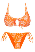 Cargar imagen en el visor de la galería, Product Front: Rio De Sol Conjunto Set Trail-Orange Tank-Tie Ibiza-Comfy
