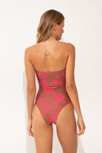 Cargar imagen en el visor de la galería, Model Back: Wednesday In Hawaii By Rio De Sol Una Pieza Pua-Coco-Guava Aloha

