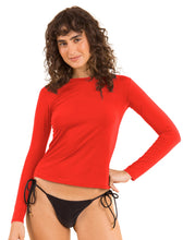 Cargar imagen en el visor de la galería, Gallery: Rio De Sol Sostén Rouge Rash-Guard
