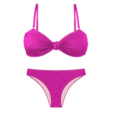Cargar imagen en el visor de la galería, Product Front: Rio De Sol Conjunto Set Shimmer-Gaia Bandeau-Joy Essential
