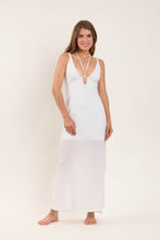 Cargar imagen en el visor de la galería, Image 05: Rio De Sol Vestido De Playa Memphis-White Saida Yara
