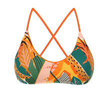 Cargar imagen en el visor de la galería, Product Front: Rio De Sol Sostén Top El-Arco Bralette-Orange
