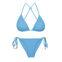 Cargar imagen en el visor de la galería, Product Front: Rio De Sol Conjunto Set Solar-Celeste Tri-Aya Cheeky-Tie
