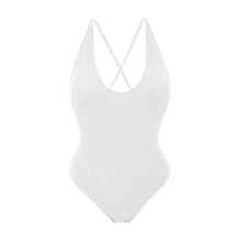 Cargar imagen en el visor de la galería, Product Front: Rio De Sol Una Pieza Sand-White Sunny
