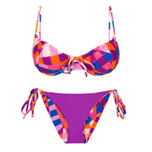 Cargar imagen en el visor de la galería, Product Back: Rio De Sol Conjunto Set Funny Balconet-Tie Ibiza-Comfy
