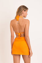 Cargar imagen en el visor de la galería, Model Back: Rio De Sol Falda De Playa Dots-Mango Skirt-Knot
