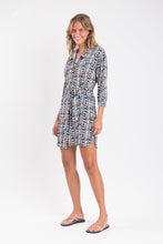 Cargar imagen en el visor de la galería, Image 04: Rio De Sol Vestido Camidero Ikat Chemise
