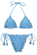 Cargar imagen en el visor de la galería, Product Front: Rio De Sol Conjunto Set Shimmer-Baltic-Sea Frufru
