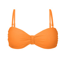 Cargar imagen en el visor de la galería, Product Front: Rio De Sol Sostén Top Dots-Mango Bandeau-Crispy
