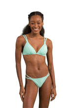 Cargar imagen en el visor de la galería, Model Front: Rio De Sol Conjunto Set Malibu-Menta Tri-Duo Mini-Duo
