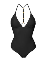 Cargar imagen en el visor de la galería, Product Front: Rio De Sol Una Pieza Malibu-Black Alani-Op
