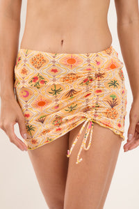 Mosaico Mini Skirt Ruched