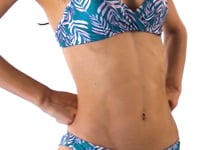 Cargar y reproducir el video en el visor de la galería, Video: Rio De Sol Sostén Top Palms-Blue Balconet-Inv
