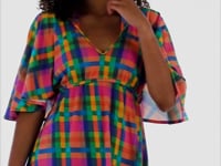 Cargar y reproducir el video en el visor de la galería, Video: Rio De Sol Vestido De Playa Tulip-Garden Mini Dress
