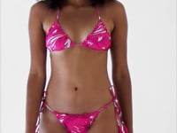 Cargar y reproducir el video en el visor de la galería, Video: Rio De Sol Conjunto Set Pink-Palms Frufru
