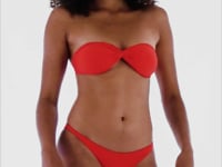 Cargar y reproducir el video en el visor de la galería, Video: Rio De Sol Sostén Top Rouge Twist
