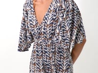 Cargar y reproducir el video en el visor de la galería, Video: Rio De Sol Mini Dress Ikat Mini Dress
