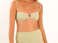 Cargar y reproducir el video en el visor de la galería, Video: Rio De Sol Falda De Playa Brisa-Pistache Rubi Skirt
